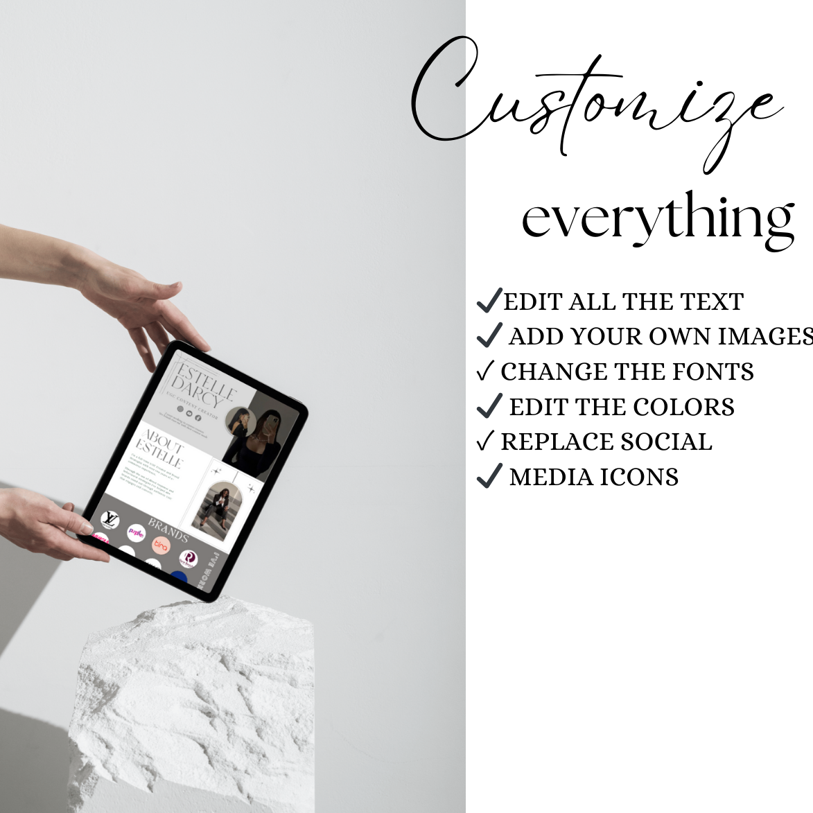 UGC Portfolio Website Template βDark Aesthetic - Image 7